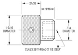 Adjustable Torque Handle - Knurled Knob Diagram