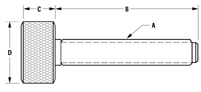 Adjustable Type D Torque Thumbscrew Diagram