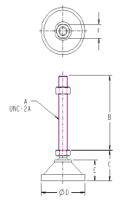 NSR Leveling Mount Drawing