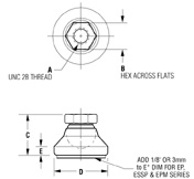 Orignal Stud Style Leveling Device Diagram