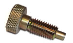 steel non-locking knurled knob plunger