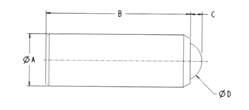 Double Ended Push Fit Plunger