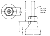 Orignal Stud Style Leveling Device Diagram