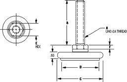 Orignal Stud Style Leveling Device Diagram