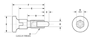 Delrin Knob Plunger Diagram