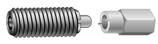 Diagram of Stainless Steel Spring Plunger