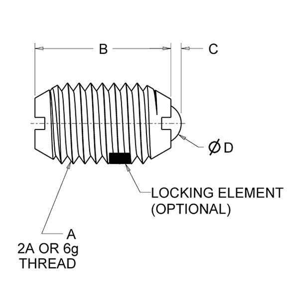 Ball Plungers Stainless Steel Vlier