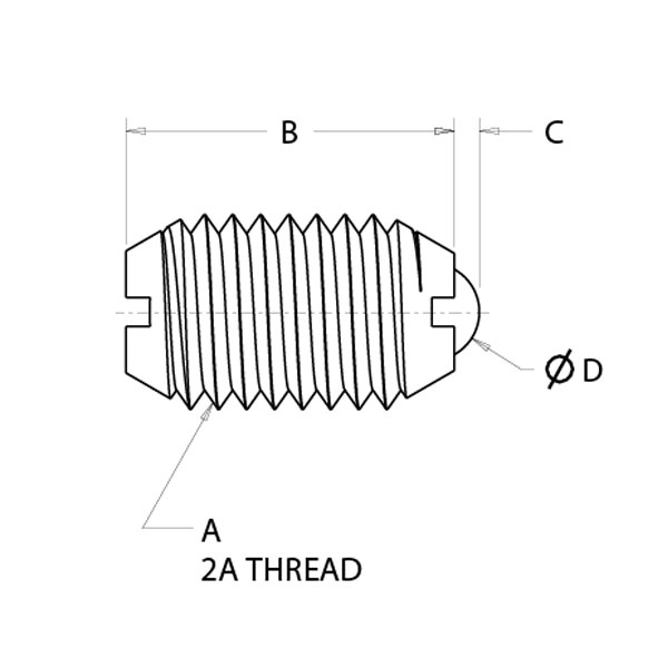 Delrin® Ball Plungers Vlier