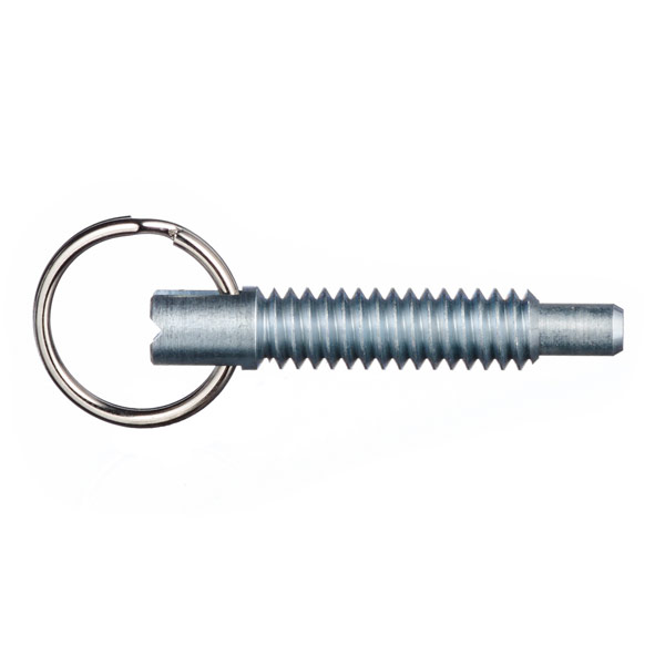 Pull Ring Plungers – With Thread Lock &  – Steel & Stainless Steel